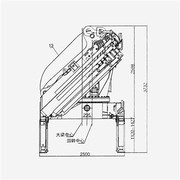 カミンズ8.3LエンジンLHDまたはRHDを搭載した20トン6×4トラック搭載望遠鏡クレーン